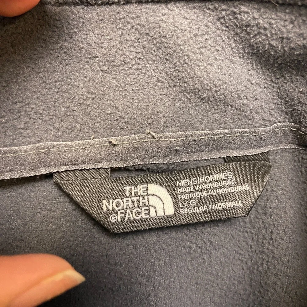 The North Face Fleece Sweater Mens Large Long Sleeve Winter Quarter Zip Pullover
